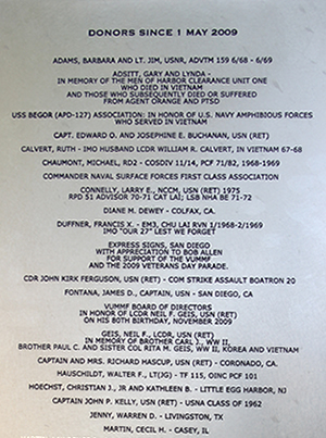 Vietnam Memorial - San Diego 